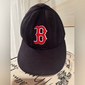 Boston Red Sox fitted baseball cap 7 3/8, major league, New Era 59fifty, GUC